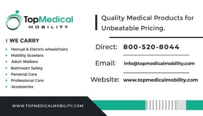 TopMedical Mobility Business Card